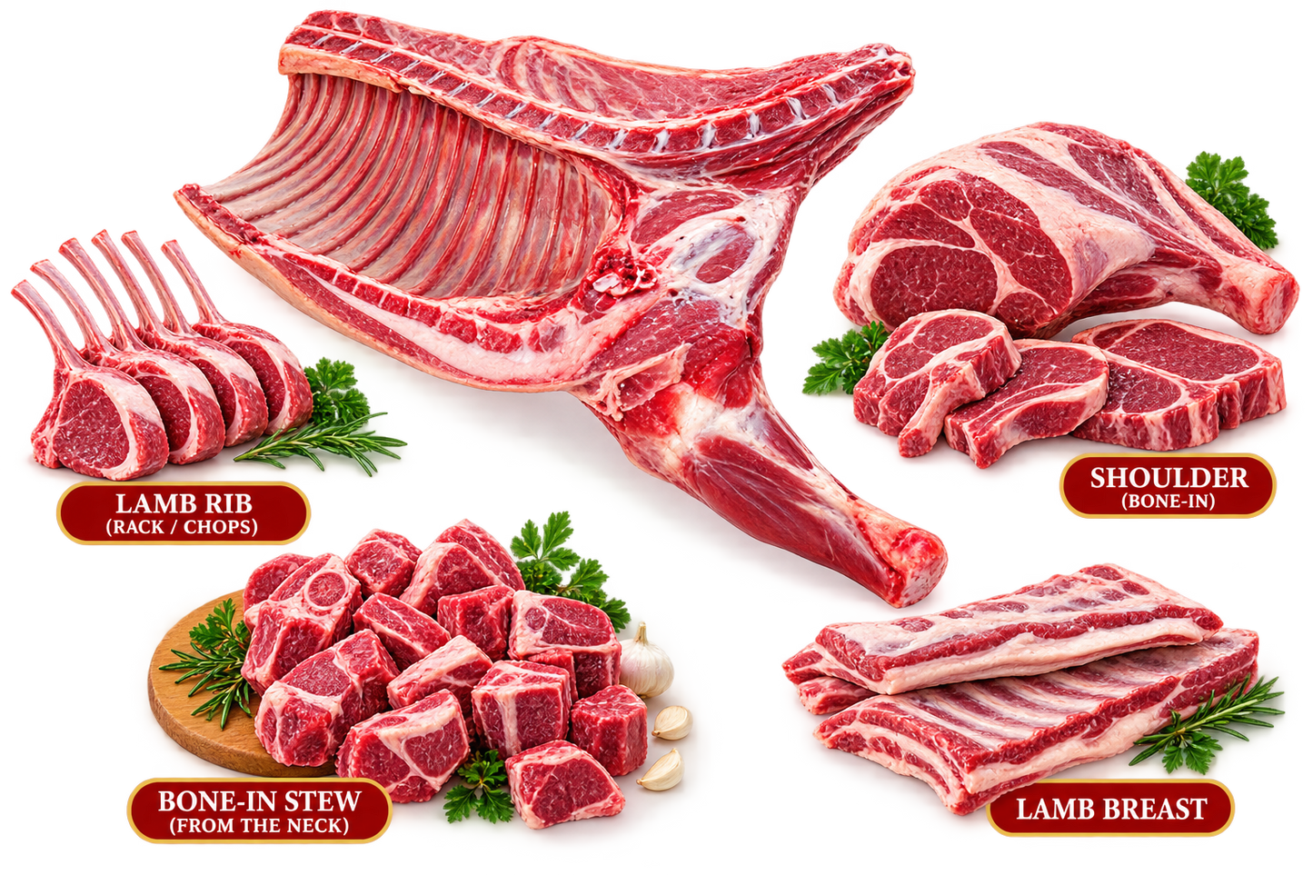 Glatt Kosher Lamb Forequarter $17.99 Per Lb