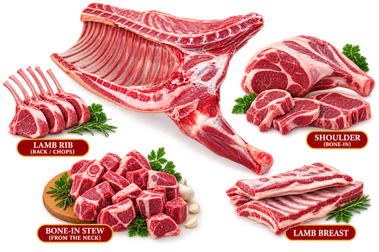 Glatt Kosher Lamb Forequarter $17.99 Per Lb