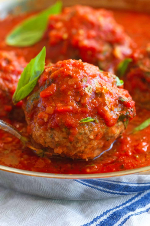 Meatballs With Fresh Tomato Sauce Kosher For Passover $24.99 LB
