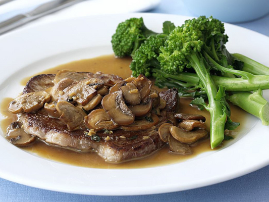 Minute Steak Mushroom Sauce Kosher For Passover $29.99 LB